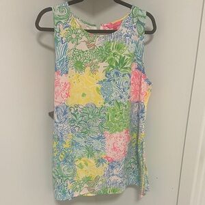 Lilly Pulitzer Multicolor Floral Tank Top